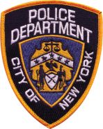 NYPD (New York Police Dept.) DUTY Shoulder Patch